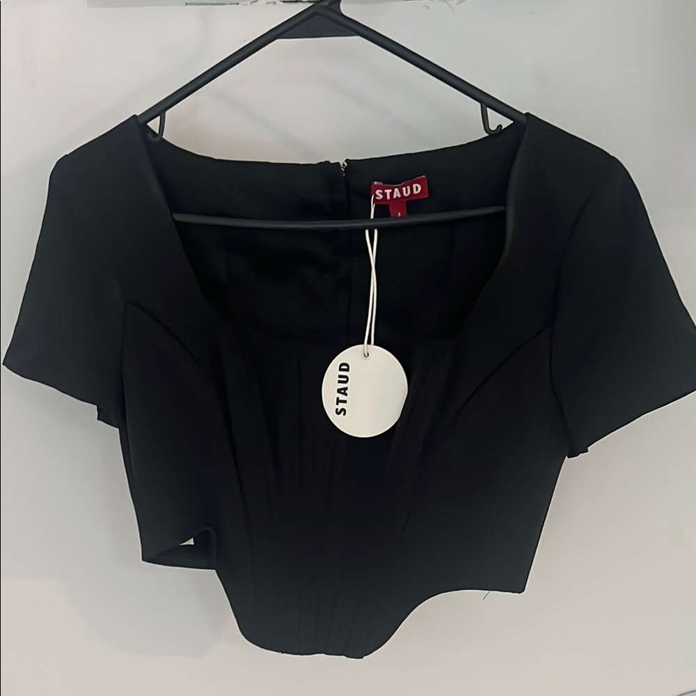 STAUD Black Women's Top
